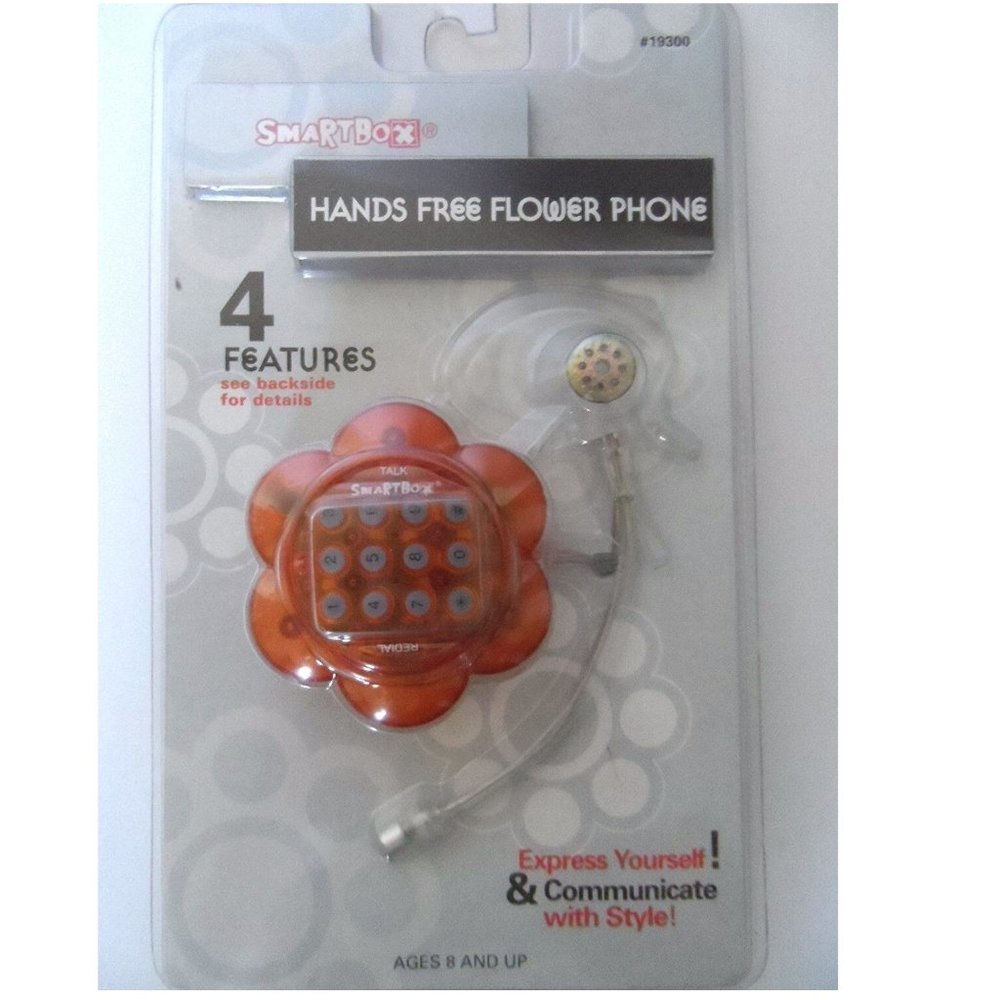 SmartBox Hands Free Flower Phone - Orange